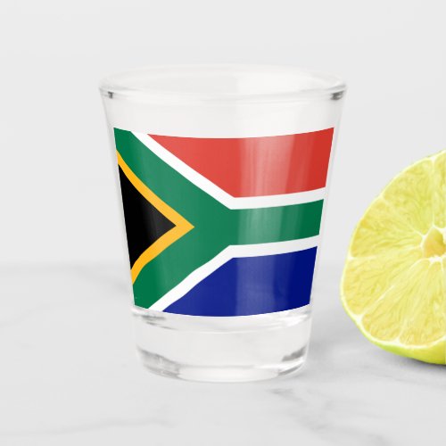 South African Flag Shot Glass