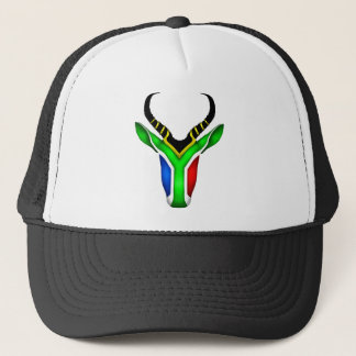 South african flag springbok trucker hat