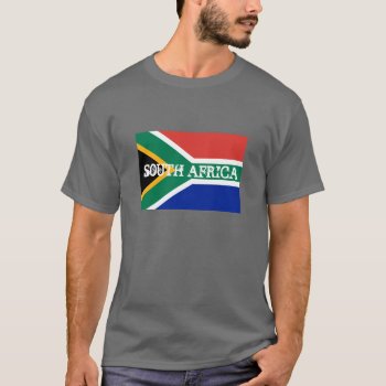 South African Flag T Shirts by iprint at Zazzle