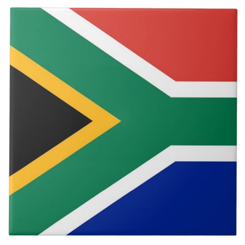 South African Flag Tile