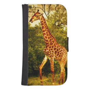 South African giraffes Galaxy S4 Wallet Case