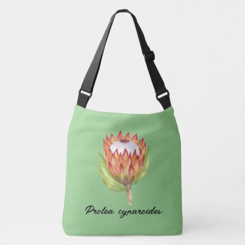 South African King Protea Flower Cross Body Bag