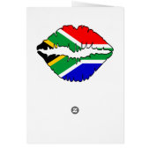 South African Kiss Theme Cards (Back)