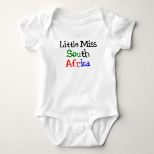 south african little miss baby bodysuit
