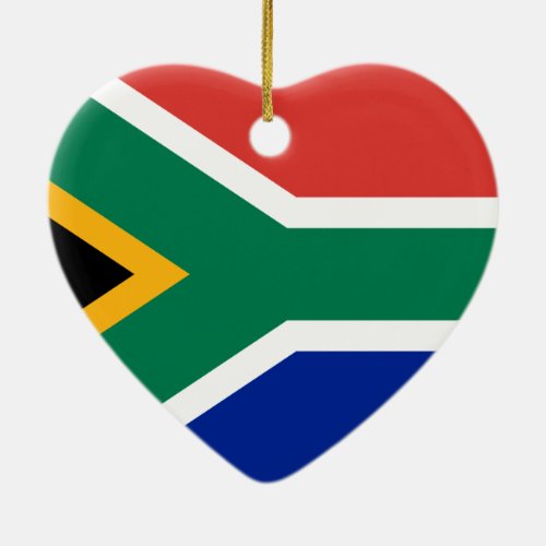 South African National Flag Ceramic Ornament