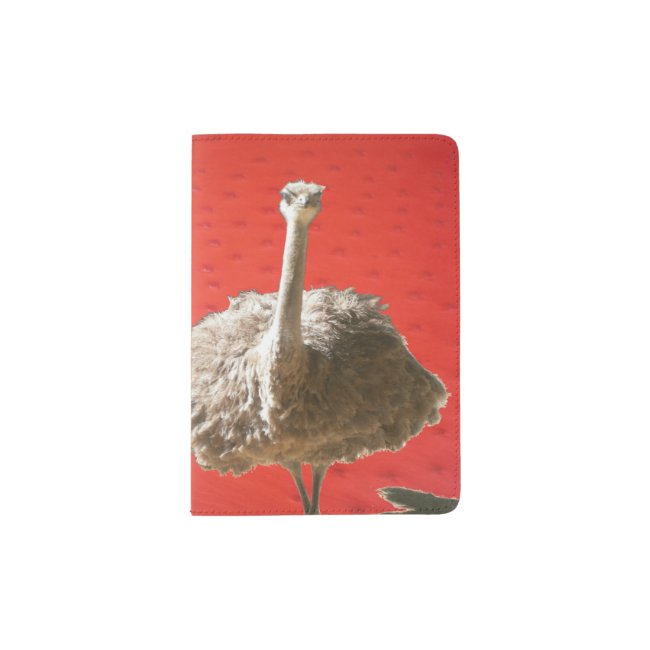 South African Ostrich Passport Holder