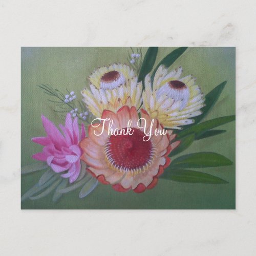 South African Proteas Thank You Postcard