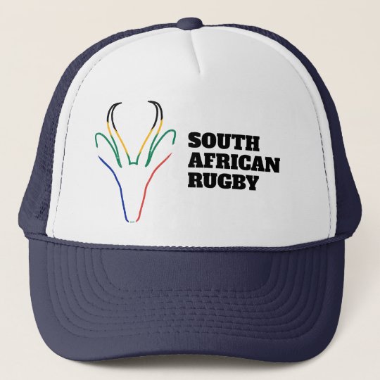 South African Rugby Springbok South Africa Flag Trucker Hat