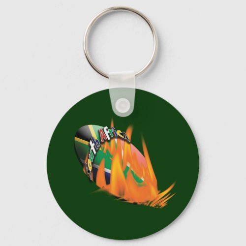 South African rugby supporters  fans keyrings