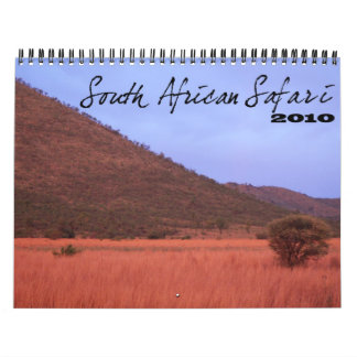 South African Safari Calendar