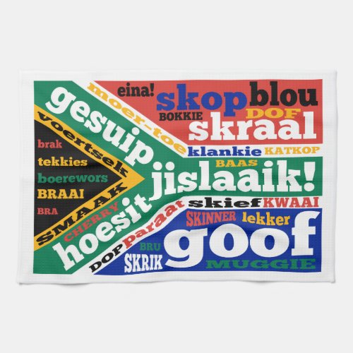 South African slang and colloquialisms Kitchen Towel