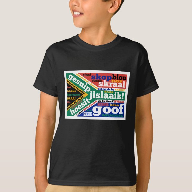 South African slang and colloquialisms T-Shirt (Front)