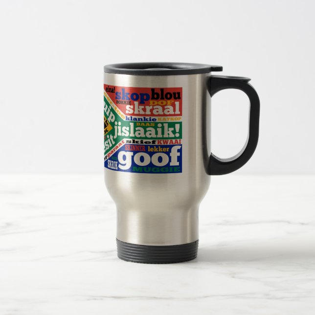 South African slang and colloquialisms Travel Mug (Right)