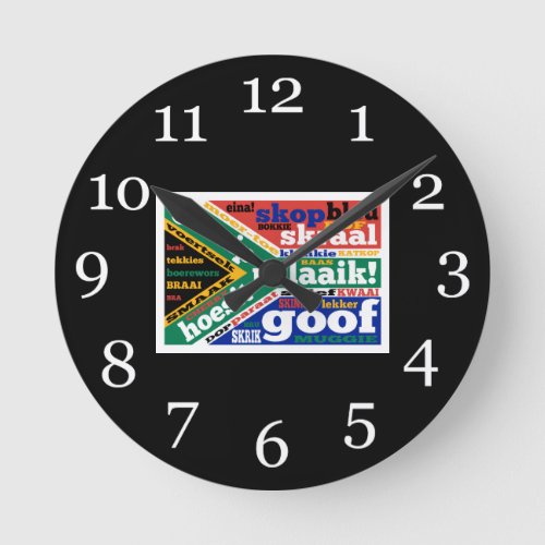 South African slang and colonialisms Round Clock