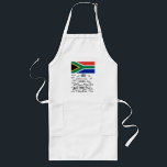 South African Slang Apron<br><div class="desc">Featuring popular South African slang words - designed with the South African Flag.</div>