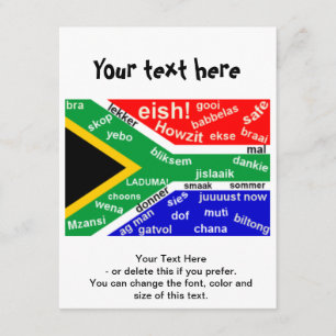 South African Slang Invitation - Customizable