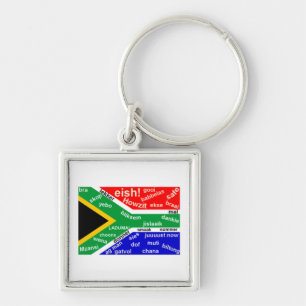 South African Slang Key Chain - Customizable