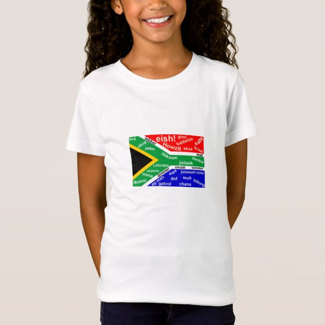South African Slang Kids' T-Shirt - Customizable (Front)