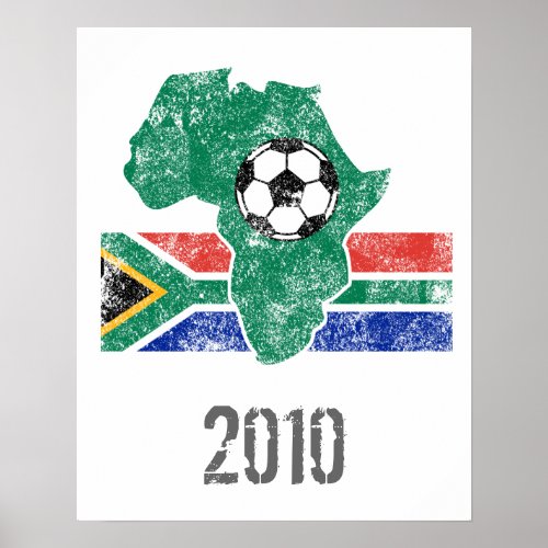 South African Soccer Poster