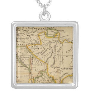 South America 11 Silver Plated Necklace