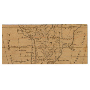 South America 12 Wood Flash Drive