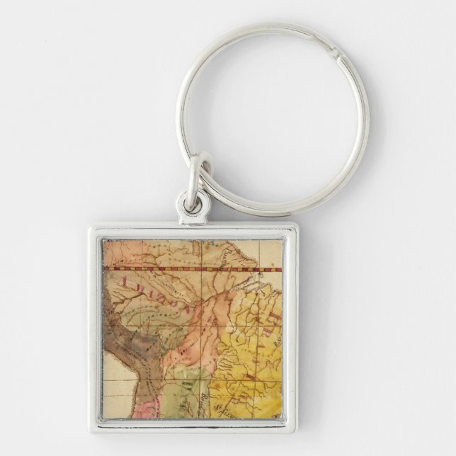 South America 15 Keychain (Front)