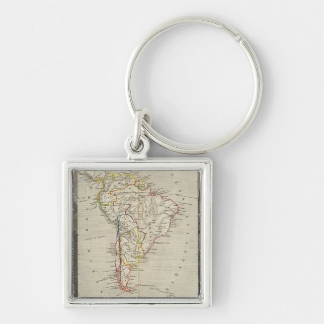 South America 16 Keychain (Front)