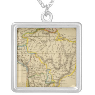South America 18 Silver Plated Necklace