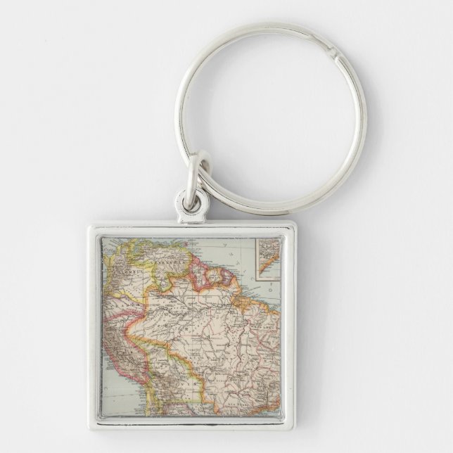 South America 2 Keychain (Front)