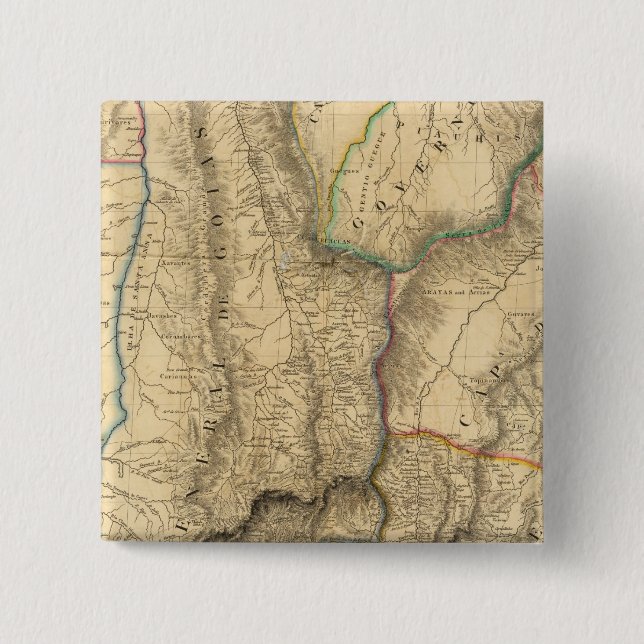 South America 32 Pinback Button (Front)