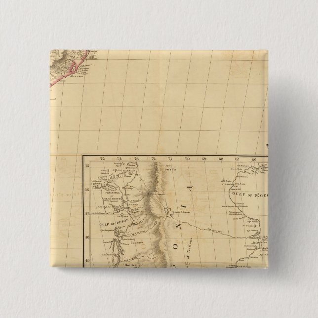 South America 33 Pinback Button (Front)