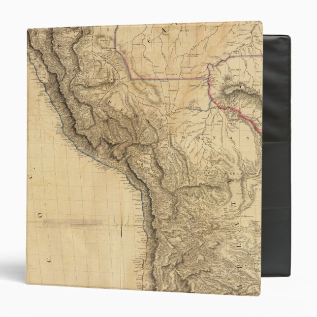 South America 34 3 Ring Binder (Front/Inside)