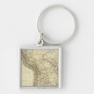 South America 34 Keychain