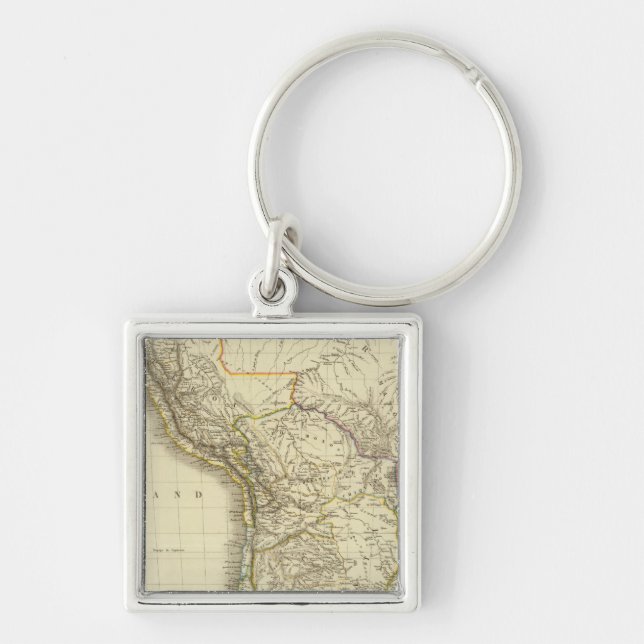 South America 34 Keychain (Front)
