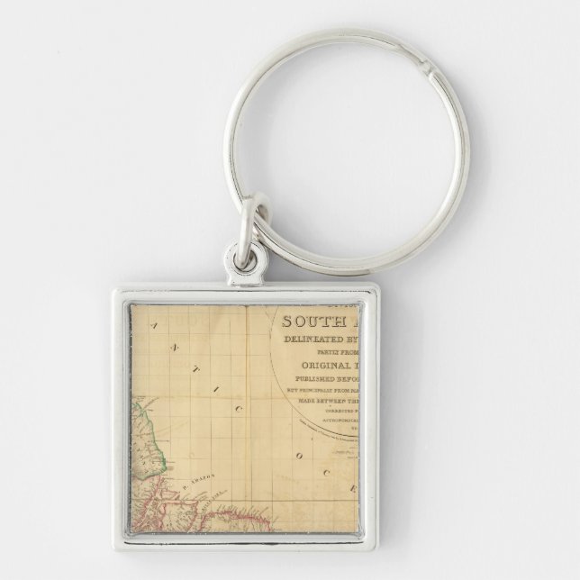 South America 5 Keychain (Front)