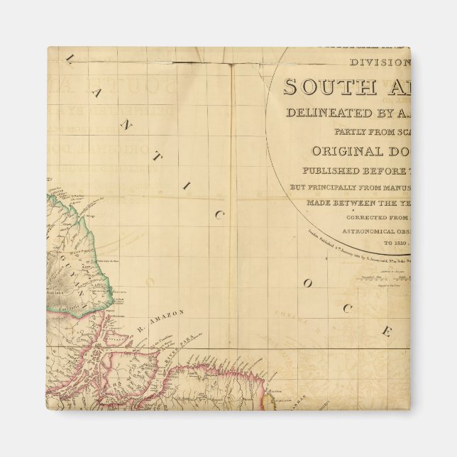 South America 5 Magnet (Front)