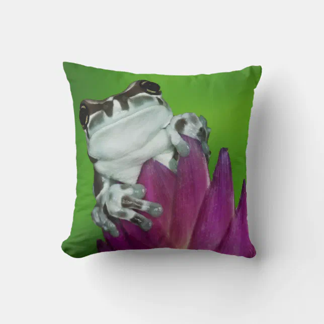South America, Brazil, Amazon Basin. Close-up of 2 Throw Pillow (Front)