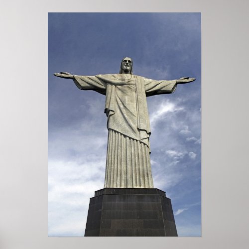 South America Brazil Rio de Janeiro Christ Poster
