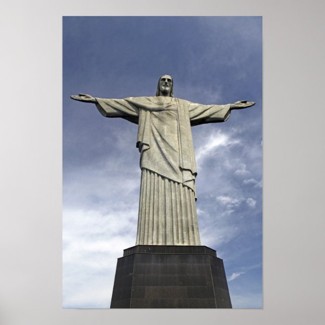 South America, Brazil, Rio de Janeiro. Christ Poster (Front)