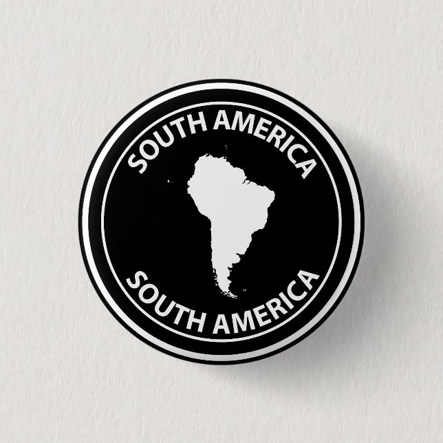 South America Button (Front)