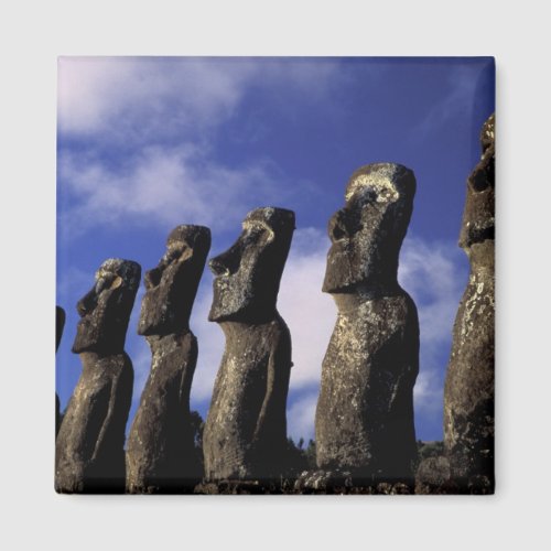 South America Chile Easter Island Ahu Akiri Magnet