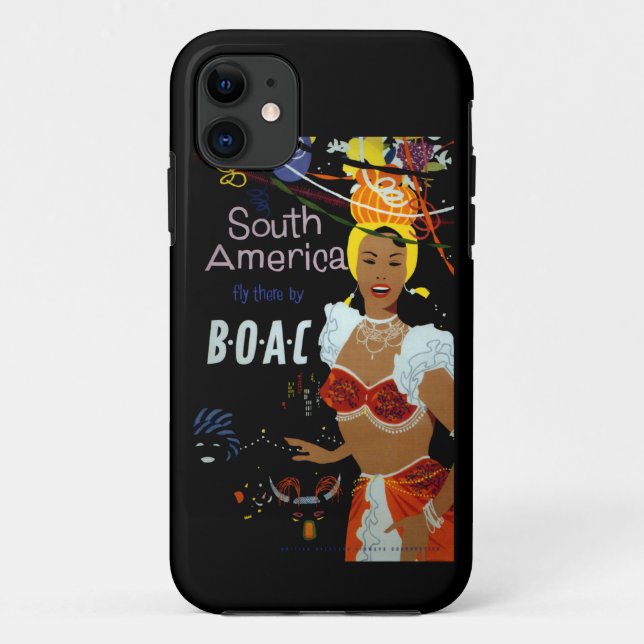 South America ~ Fly There Case-Mate iPhone Case (Back)