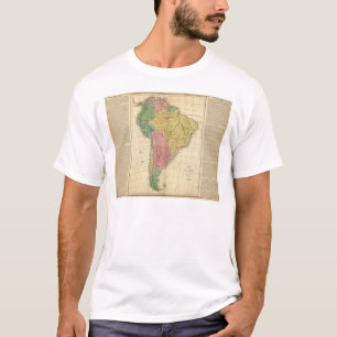 South America History Map T-Shirt