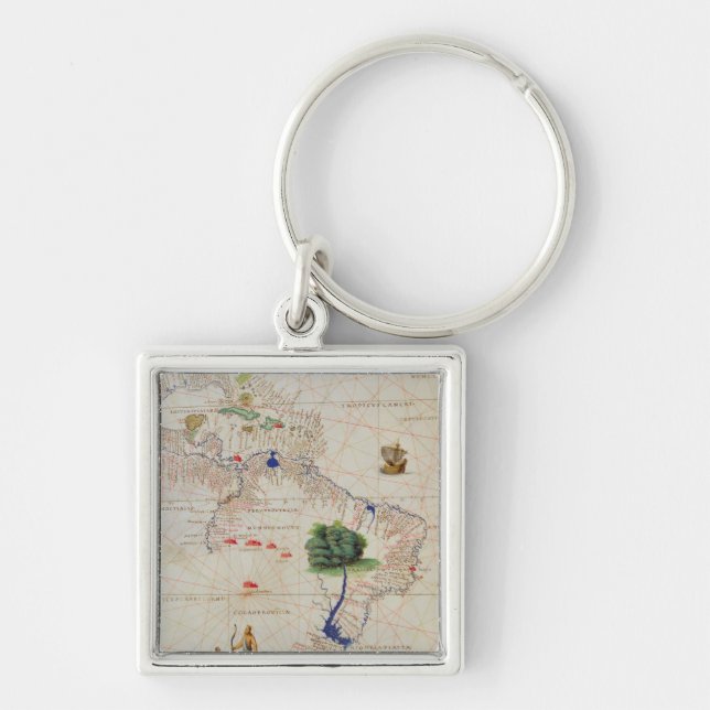 South America Keychain (Front)
