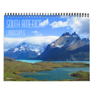 south america landscapes 2026 (with locations) calendar