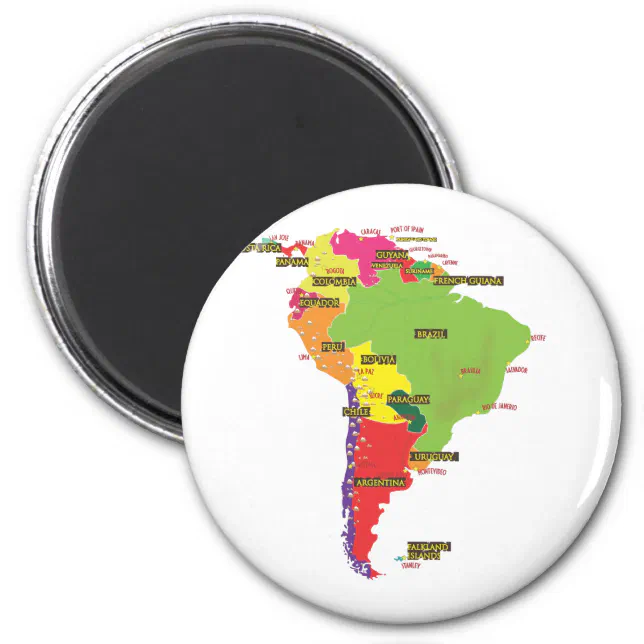 South America Magnet (Front)