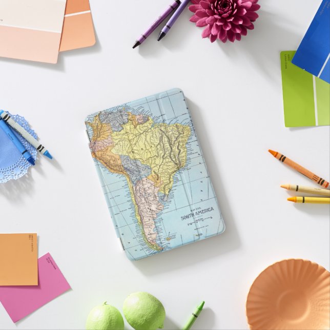 SOUTH AMERICA: MAP, c1890 iPad Mini Cover (In Situ)