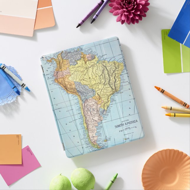 SOUTH AMERICA: MAP, c1890 iPad Smart Cover (In Situ)