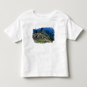 South America, Peru. A llama rests on a hill Toddler T-shirt