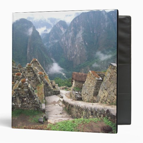 South America Peru Machu Picchu Binder